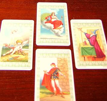 Tarotkarten, verschieden Legeformen der Tarotkarten,