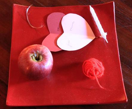 Partnerrckfhrung, Vorbereitung fr ein Ritual,